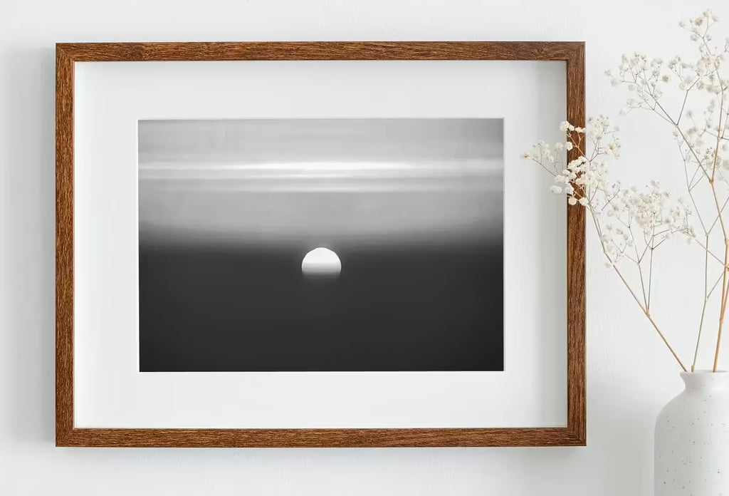 Black and White Abstract Sunset Art Print. Printable Minimal Art Prints. Modern Aesthetic Wall Art. Minimalist Abstract Sunset Poster – Printable Wall Art Set