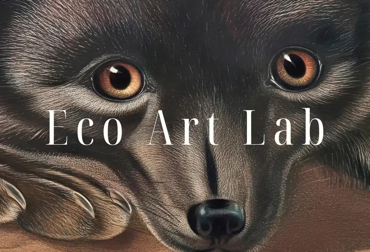 Black Fox Wall Art, Vintage Painting. Vintage Animal Print. Printable Wall Art, . Woodland Forest Art. Nature Print – Printable Wall Art