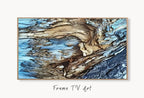 Blue Tree Bark Abstract Samsung Frame TV Art. Abstract Nature Art Samsung TV,  for Samsung Frame, Frame TV Art – Frame TV  Art