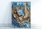 Included artwork preview showing first selection of artworks from Blue Tree Bark Abstract Wall Art Digital Print. Abstract Print Instant Download Printable Wall Art Poster, Pastel Colorful Wall Decor.