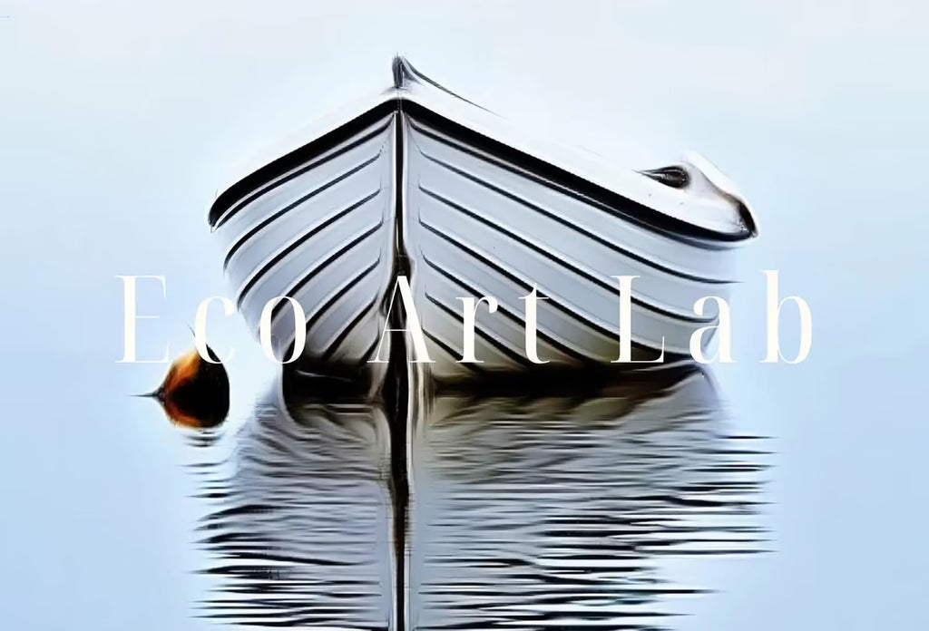 Boat At Sea Print. Nautical Wall Decor. Printable Vertical Wall Art Print. Digital Print, Minimalist Downloadable Boat Wall Art, Boat Print – Printable Wall Art