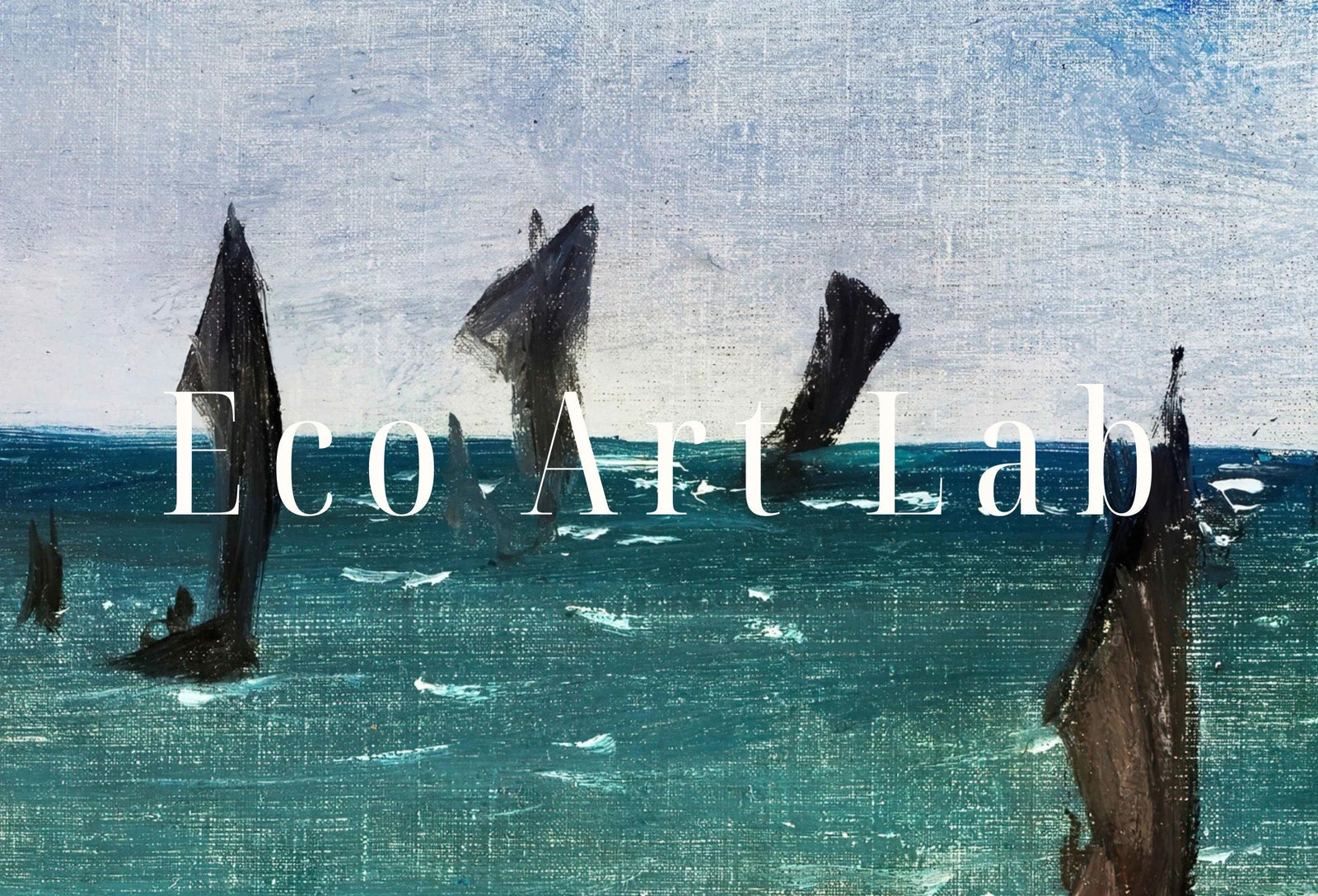 Second included artwork preview from Boats at Sea Famous Édouard Manet Painting. Manet Print Nautical Wall Decor, Boat Art. Vintage Ocean Landscape Painting. Sailboat Print featuring various scenes.