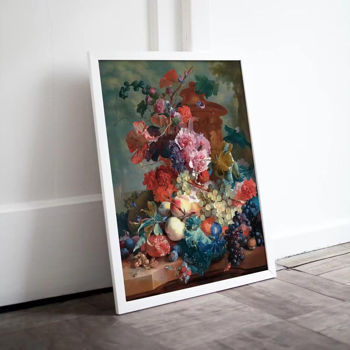 Botanical Painting Still Life Printable Digital Wall Art. Flowers & Fruits Still Art Vintage Print, Antique Retro Colorful Instant Download – Printable Wall Art