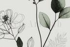 Second included artwork preview from Botanical Print Set of 3. Sage Green Gallery Wall Art. Boho Wild Flowers Printable Art. Abstract Line Art. Watercolor Floral Minimalist #2 featuring various scenes.
