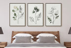 Included artwork preview showing first selection of artworks from Botanical Print Set of 3. Sage Green Gallery Wall Art. Boho Wild Flowers Printable Art. Abstract Line Art. Watercolor Floral Minimalist #3.