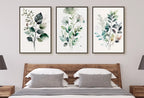 Included artwork preview showing first selection of artworks from Botanical Print Set of 3. Watercolor Gallery Wall Art. Floral Printable Line Art. Wild Flowers Bouquet Art. Minimal Boho Floral Prints. #4.