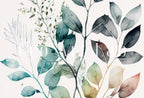 Second included artwork preview from Botanical Print Set of 3. Watercolor Gallery Wall Art. Floral Printable Line Art. Wild Flowers Bouquet Art. Minimal Boho Floral Prints. #4 featuring various scenes.