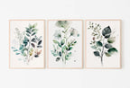 Detail view of artwork from Botanical Print Set of 3. Watercolor Gallery Wall Art. Floral Printable Line Art. Wild Flowers Bouquet Art. Minimal Boho Floral Prints. #4. (variation 1)