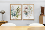 Second included artwork preview from Botanical Prints Set of 2. Watercolor Gallery Wall Art. Floral Printable Art. Wild Flowers Bouquet Art. Minimal Boho Floral Prints. #4 featuring various scenes.