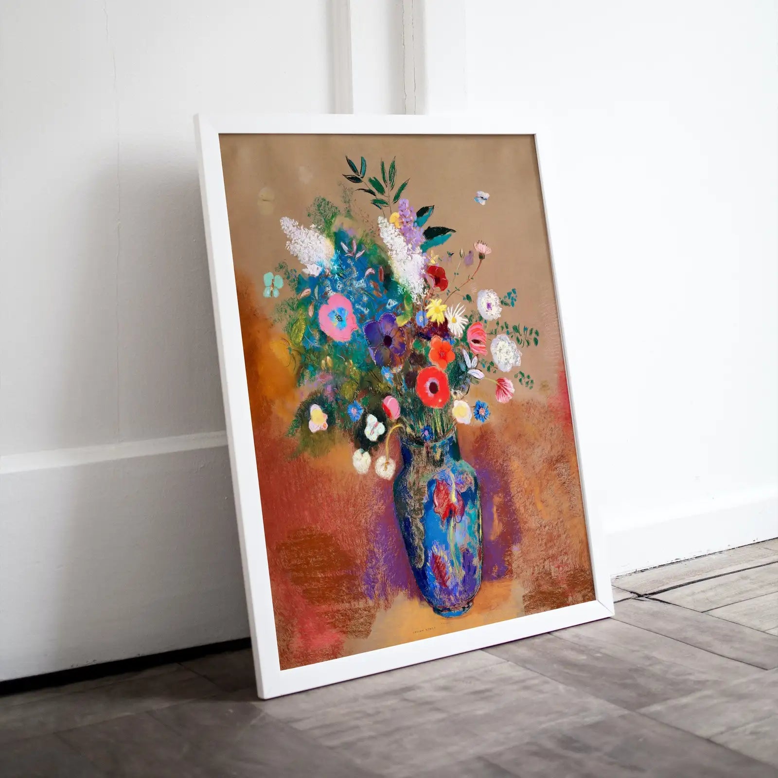 Included artwork preview showing first selection of artworks from Bouquet of Flowers Still Life Printable Vintage Painting. Flower Vase Still Art Vintage Print, Antique Retro Style Colorful Instant Download.