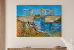 Bridge Landscape Painting by Vincent van Gogh Printable Famous Art Print. Instant Download van Gogh Print Vintage Fine Art  – Printable Wall Art