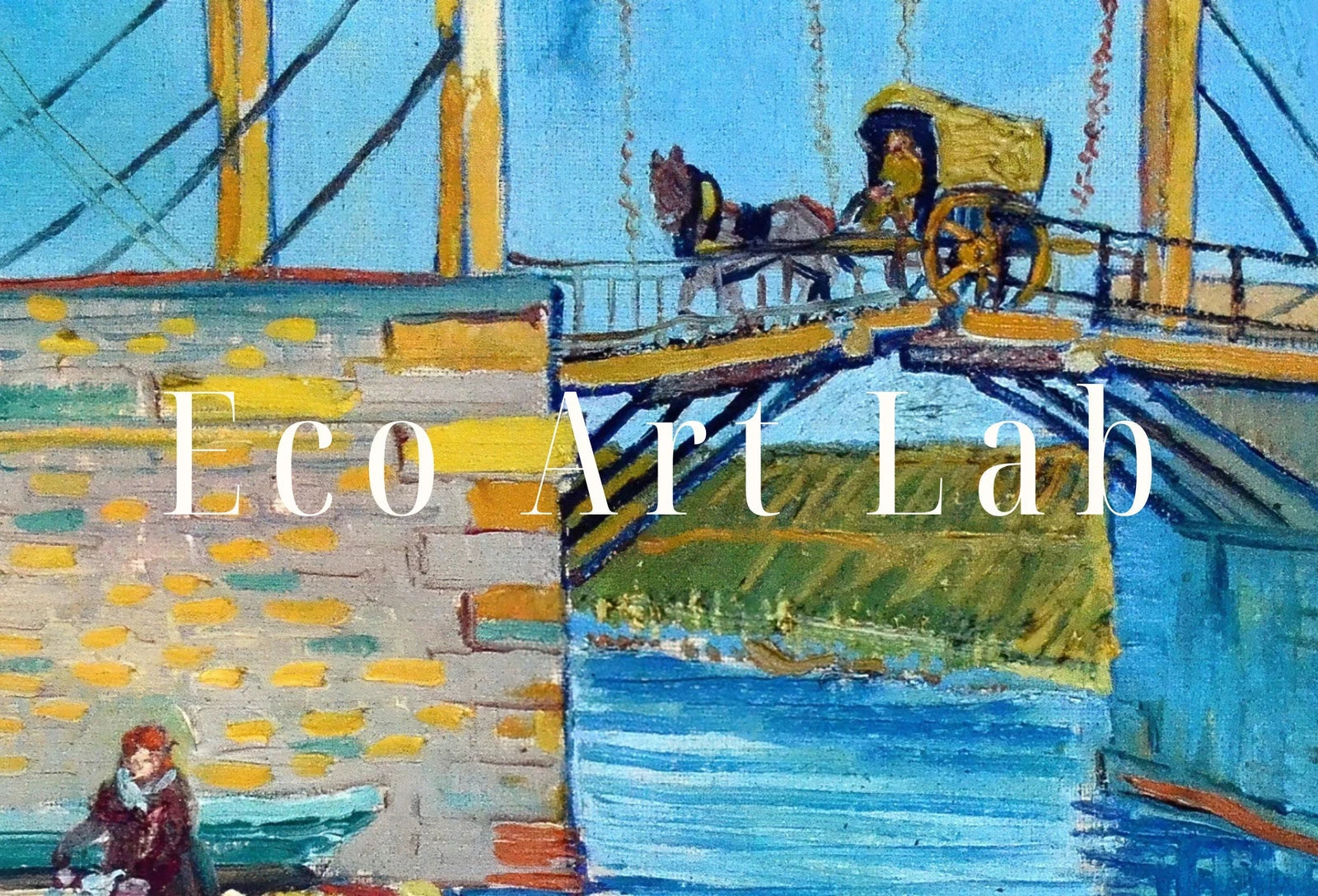 Paysage de pont, peinture de Vincent van Gogh, tableau célèbre à télécharger, tableau de Van Gogh à télécharger instantanément, beaux-arts vintage à télécharger