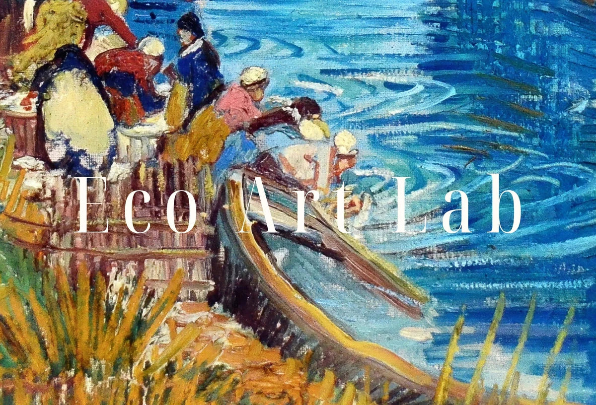 Paysage de pont, peinture de Vincent van Gogh, tableau célèbre à télécharger, tableau de Van Gogh à télécharger instantanément, beaux-arts vintage à télécharger