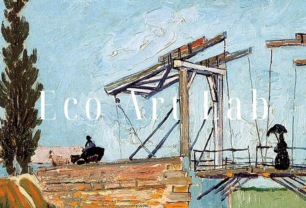 Bridge Landscape Vincent van Gogh Painting Printable Famous Art Print. Instant Download van Gogh Print Vintage Fine Art  – Printable Wall Art