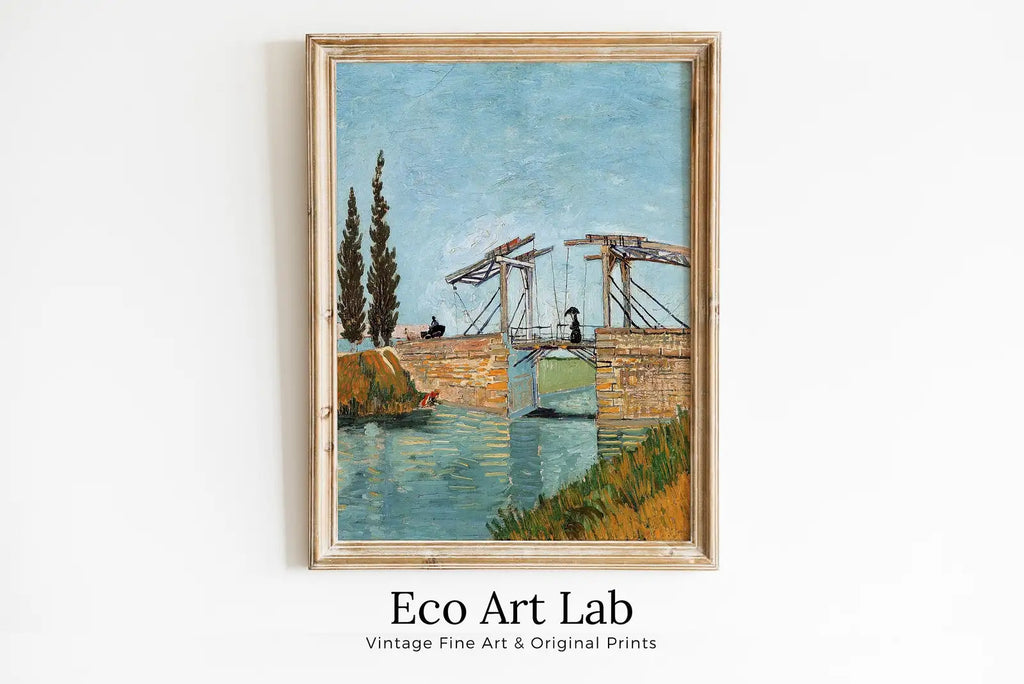 Bridge Landscape Vincent van Gogh Painting Printable Famous Art Print. Instant Download van Gogh Print Vintage Fine Art Digital Download – Printable Wall Art Digital Download – Digital Download