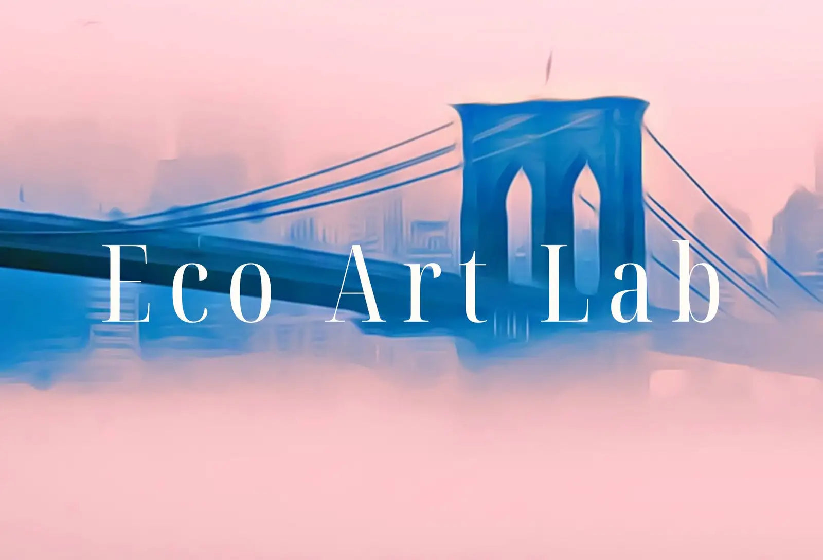 Brooklyn Bridge New York Pink Fog, Frame TV Art, Digital Download, Digital Art for TV, Colorful Wall Art, Artwork for The Frame TV – Frame TV Digital Download Art – Digital Download