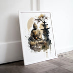 Included artwork preview showing first selection of artworks from Buddha Zen Wall Art. Printable Wall Art. Watercolor Print. Buddhism Art. Instant Download. Zen Decor. Spiritual Wall Art. Asian Wall Art. #6.