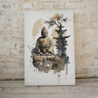 Buddha Zen Wall Art. Printable Wall Art. Watercolor Print. Buddhism Art. Instant Download. Zen Decor. Spiritual Wall Art. Asian Wall Art. #6 – Printable Wall Art