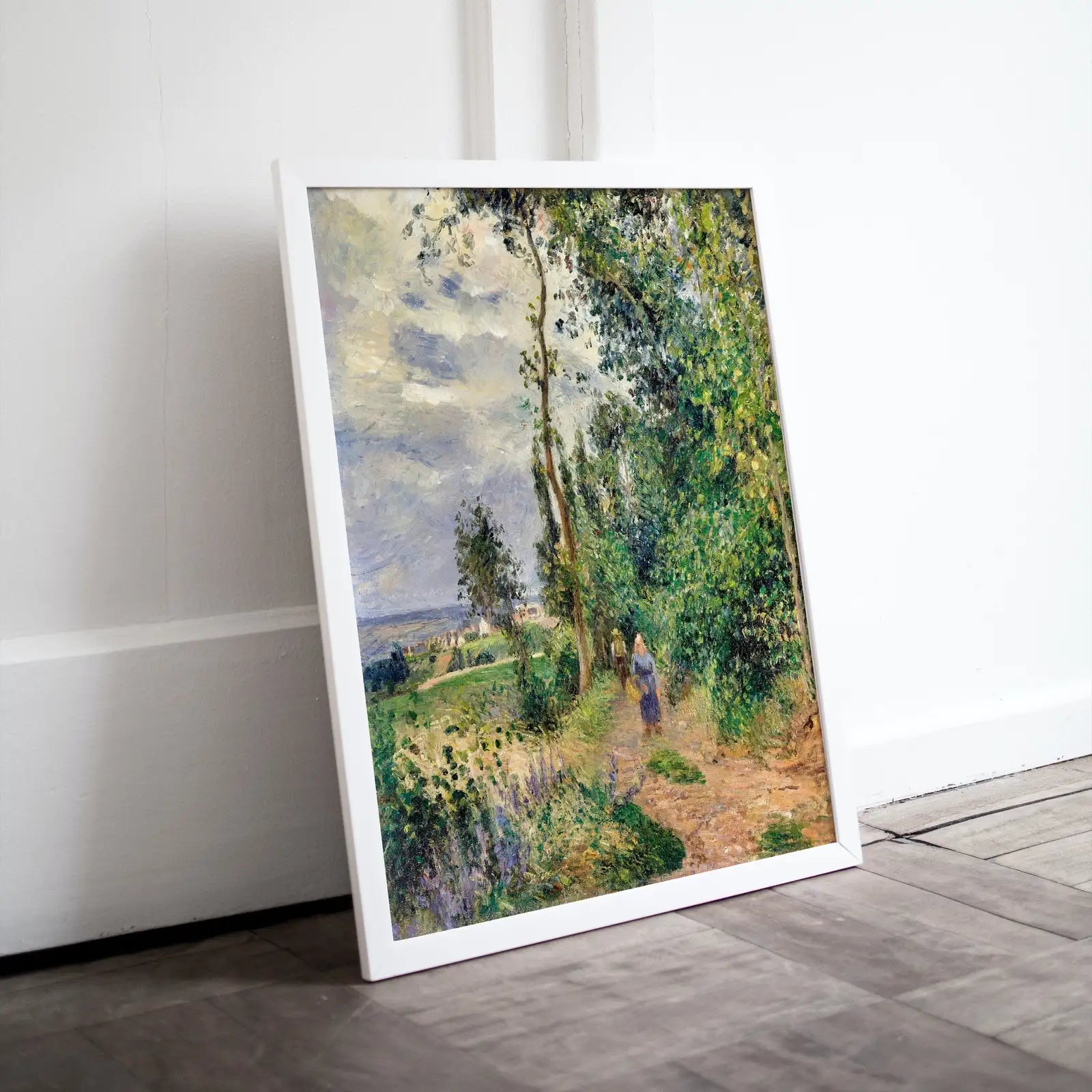 Included artwork preview showing first selection of artworks from Camille Pissarro Botanical Landscape Art Famous Painting. Instant Download Vintage Decor. Nature Landscape Printable Wall Art. Vintage Decor.