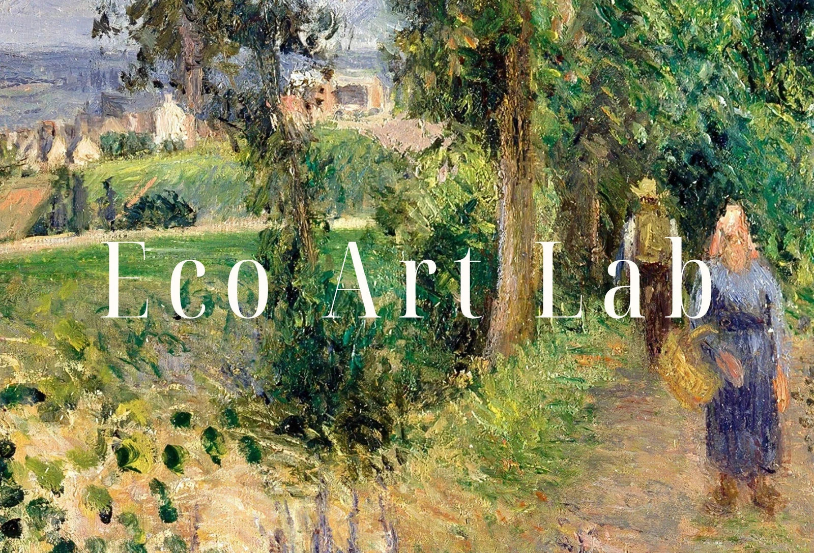 Second included artwork preview from Camille Pissarro Botanical Landscape Art Famous Painting. Instant Download Vintage Decor. Nature Landscape Printable Wall Art. Vintage Decor featuring various scenes.