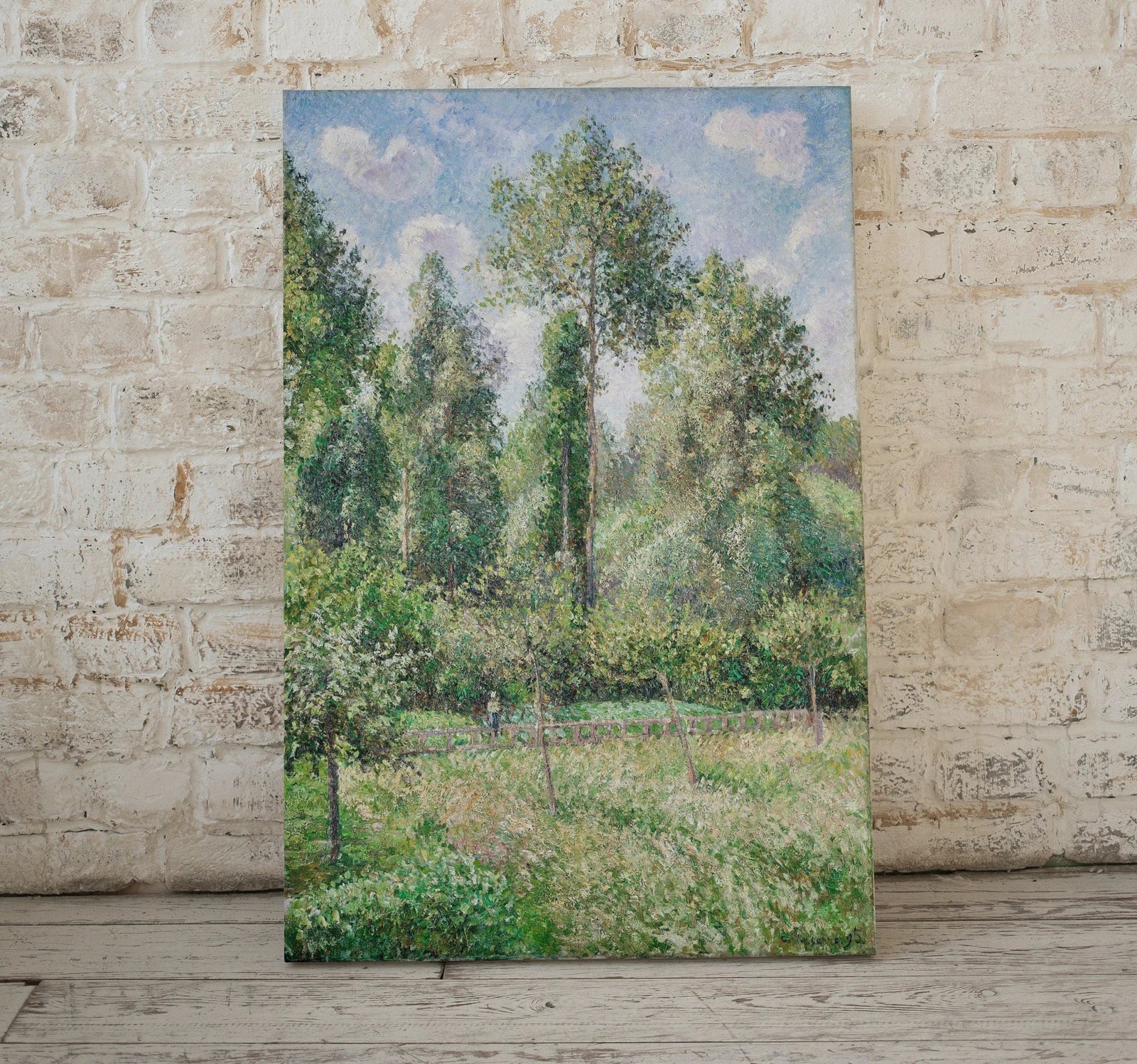 Second included artwork preview from Camille Pissarro Poplars Landscape Art Famous Painting. Instant Download Vintage Decor. Nature Landscape Printable Wall Art. Vintage Decor featuring various scenes.
