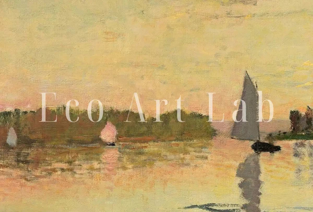 Claude Monet Argenteuil Late Afternoon Famous Painting. Instant Download Vintage Decor. Monet Landscape Printable Wall Art. Vintage Decor – Printable Wall Art