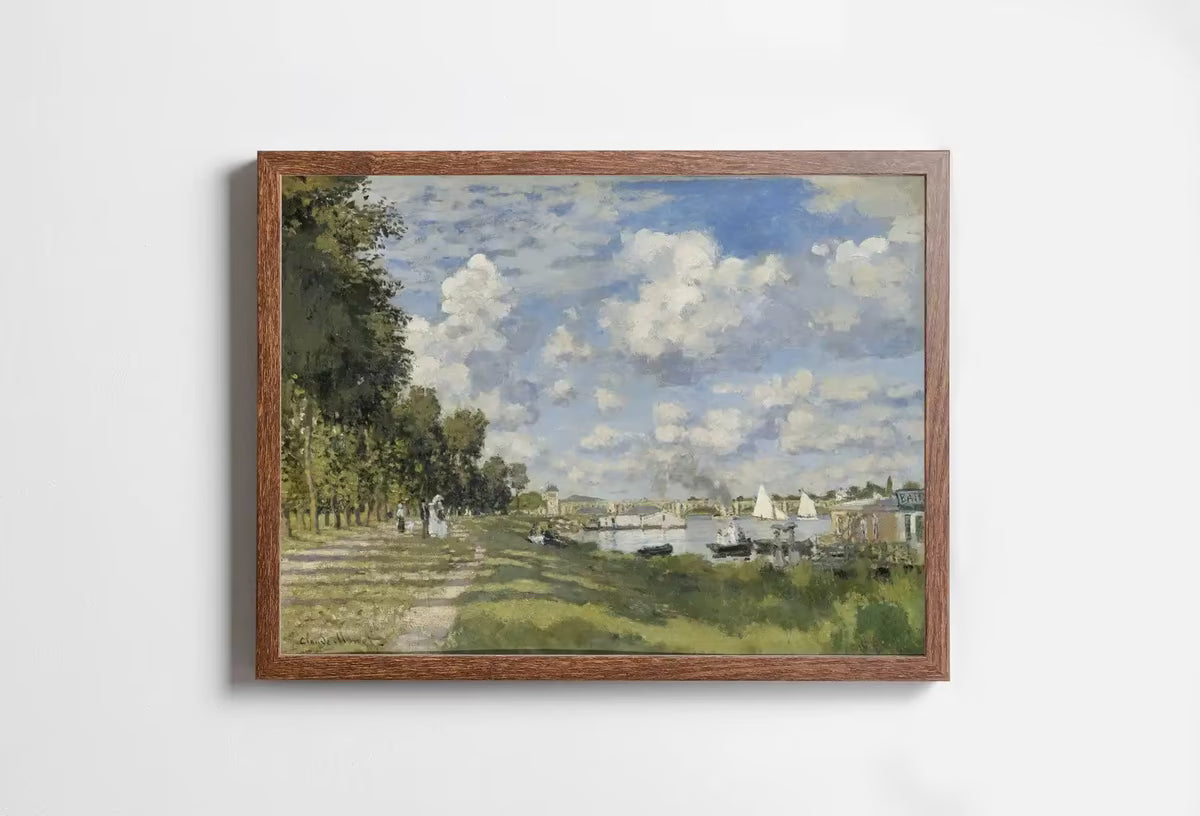 Claude Monet Bassin d’Argenteuil Painting Famous Monet Art. Instant Download Vintage Decor. Monet Landscape Printable Wall Art Vintage Decor – Printable Wall Art