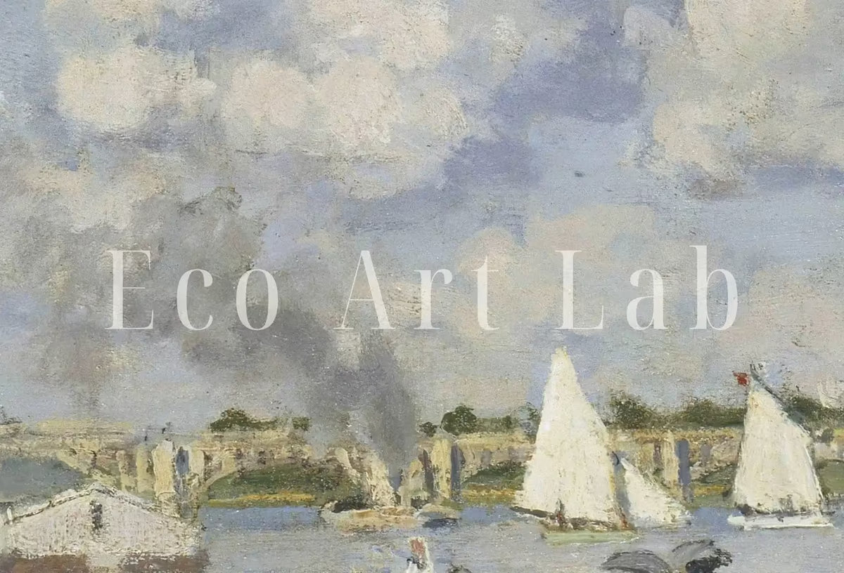 Claude Monet Bassin d’Argenteuil Painting Famous Monet Art. Instant Download Vintage Decor. Monet Landscape Printable Wall Art Vintage Decor – Printable Wall Art
