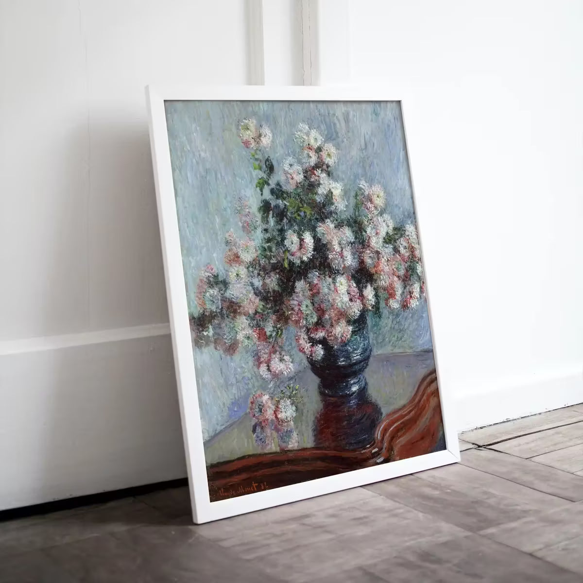 Claude Monet Chrysanthemums Flowers Still Life Painting. Instant Download Vintage Decor. Monet Botanical Print Printable Art. Vintage Decor – Printable Wall Art