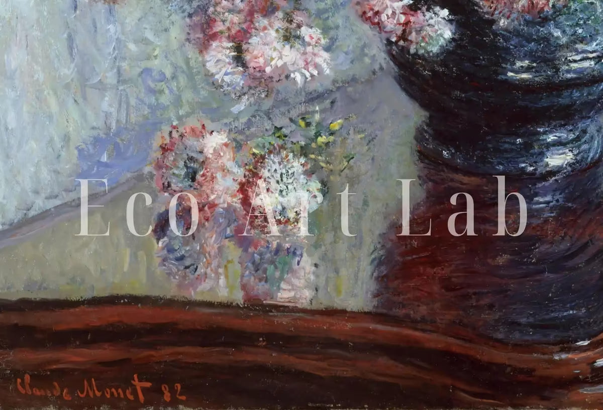 Claude Monet Chrysanthemums Flowers Still Life Painting. Instant Download Vintage Decor. Monet Botanical Print Printable Art. Vintage Decor – Printable Wall Art