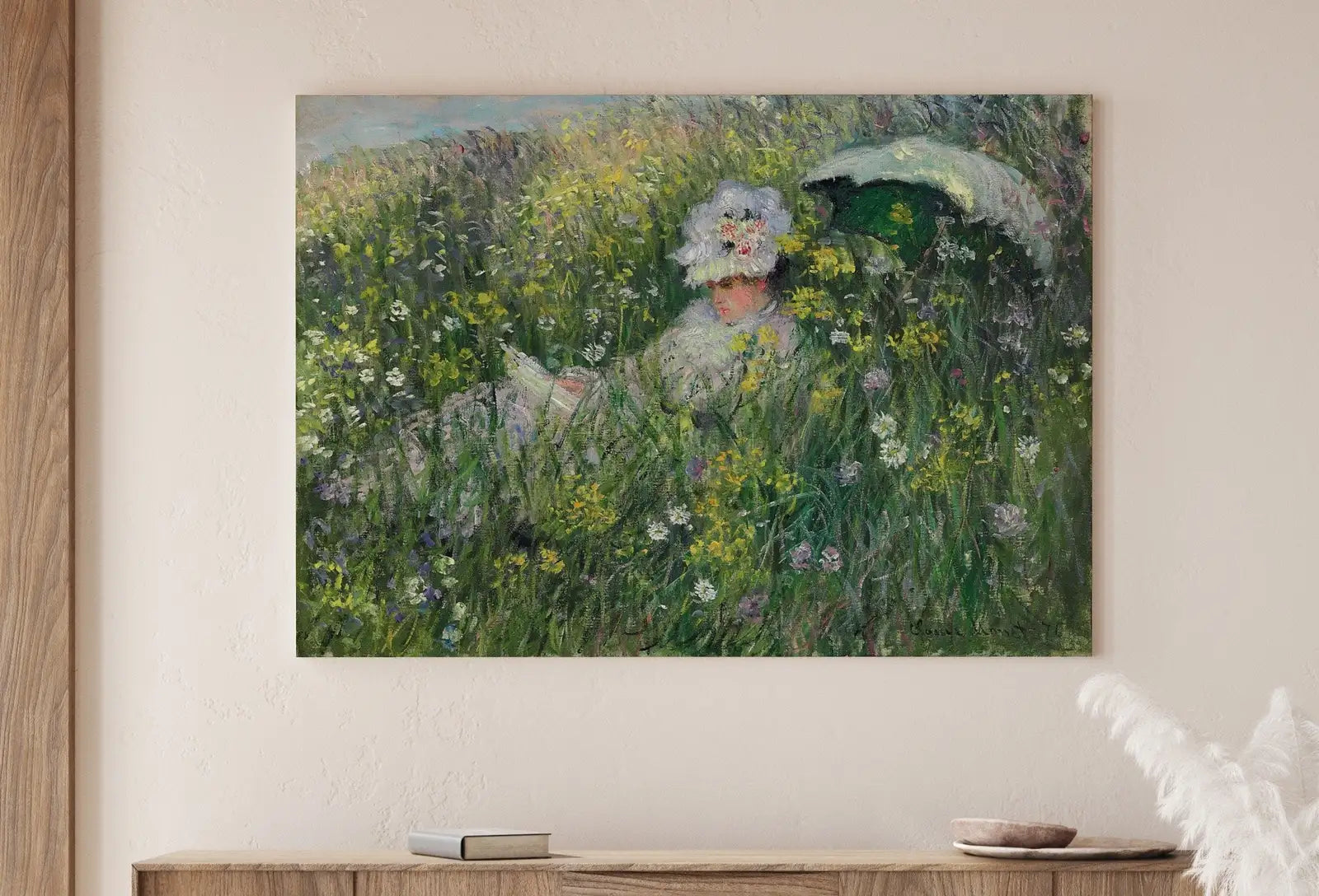 Second included artwork preview from Claude Monet "Dans La Prairie" Painting Famous Monet Art. Instant Download Vintage Decor. Vintage Landscape Printable Wall Art. Spring Decor featuring various scenes.