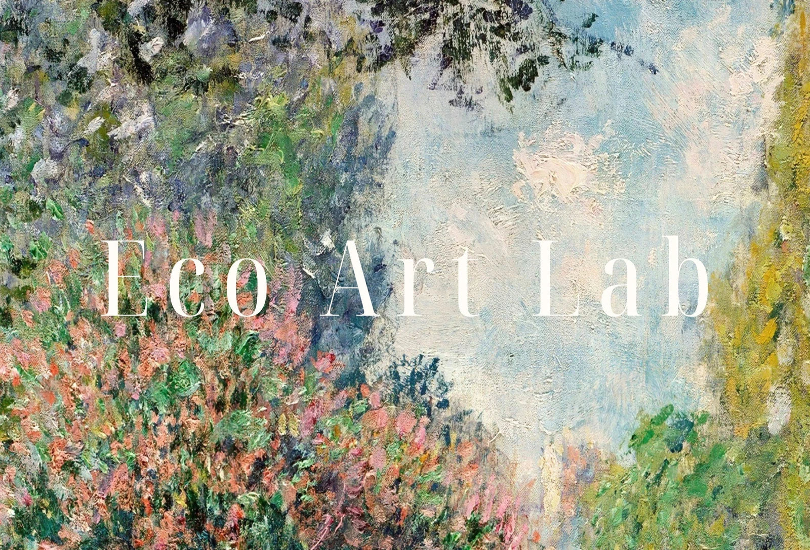Second included artwork preview from Claude Monet Famous Floral Landscape Painting Fine Art. Instant Download Vintage Art. Vertical Printable Landscape Wall Art. Spring Decor featuring various scenes.