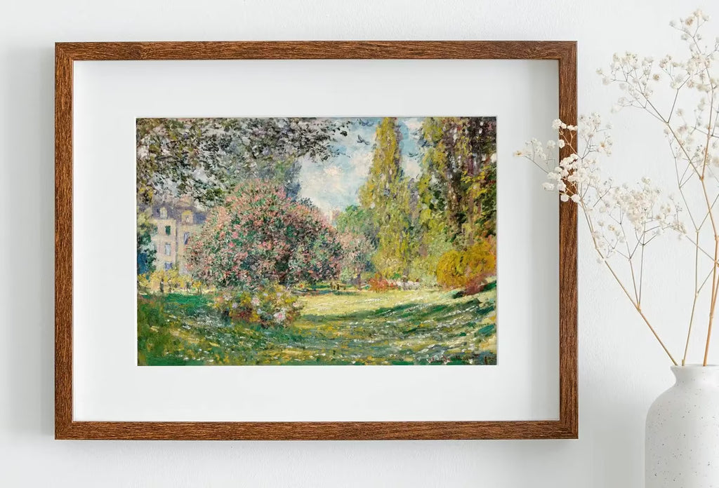 The Parc Monceau by Claude Monet — printable wall art