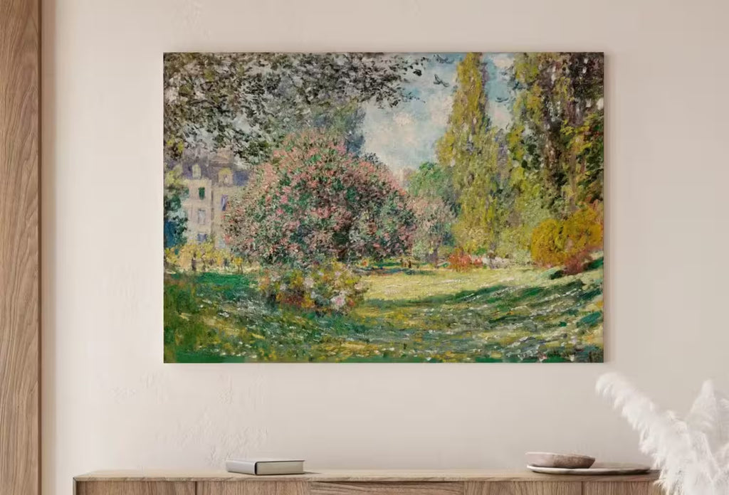 The Parc Monceau by Claude Monet — printable wall art