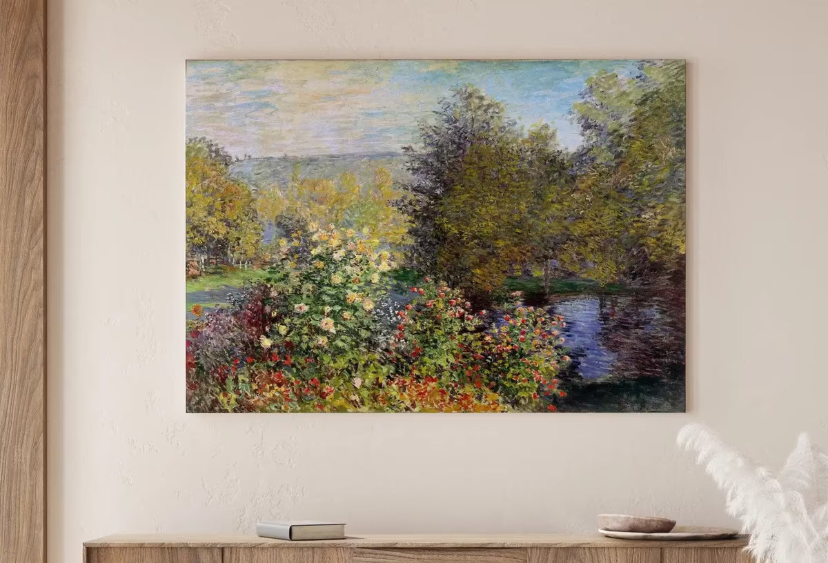 Claude Monet Famous Garden Landscape Painting Fine Art. Instant Download Vintage Art. Vintage Landscape Printable Wall Art. Spring Decor – Printable Wall Art