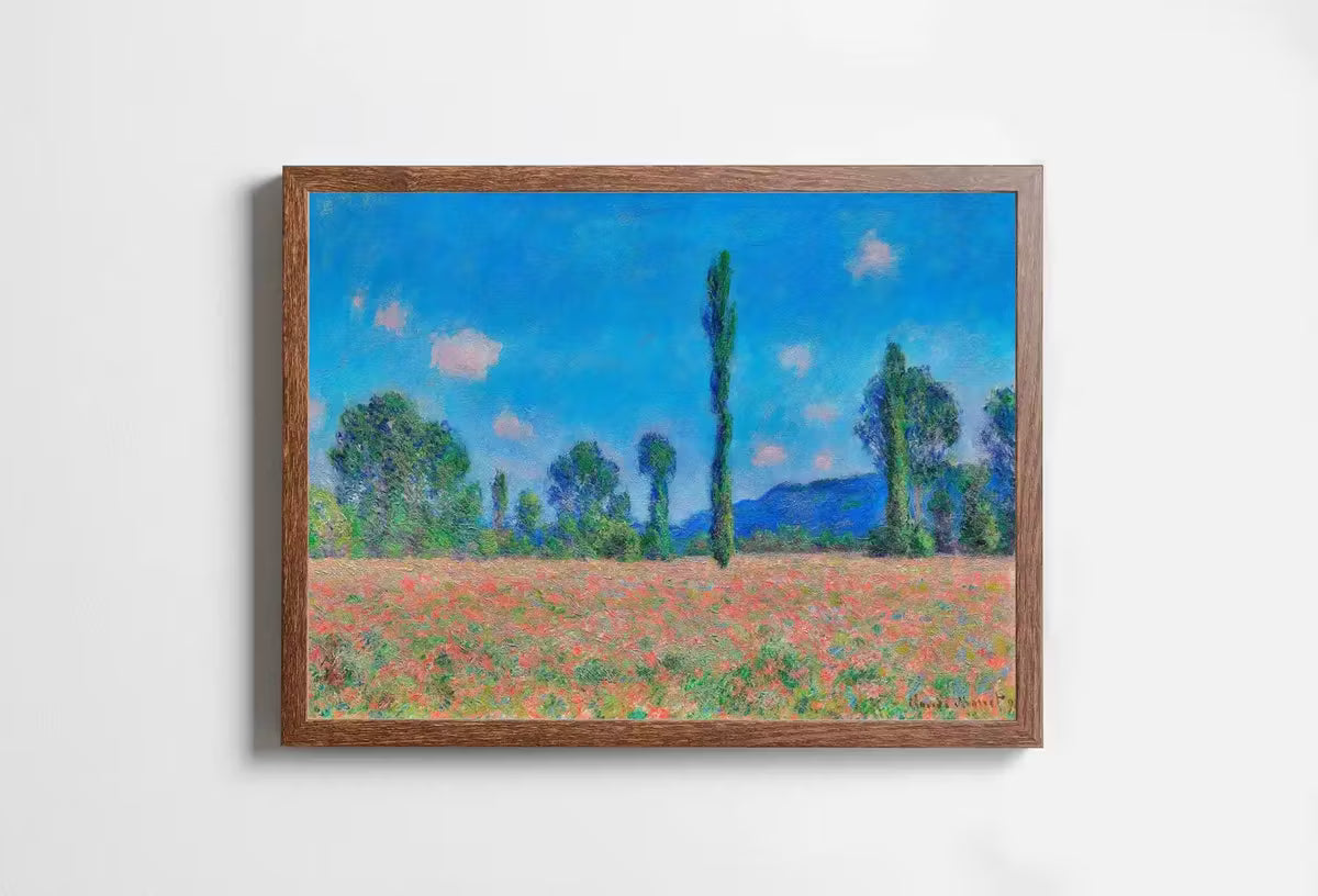 Claude Monet Famous Poppy Field Painting Monet Fine Art. Instant Download Vintage Decor. Vintage Landscape Printable Wall Art. Spring Decor – Printable Wall Art