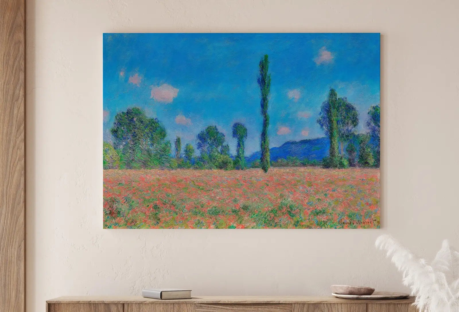 Second included artwork preview from Claude Monet Famous Poppy Field Painting Monet Fine Art. Instant Download Vintage Decor. Vintage Landscape Printable Wall Art. Spring Decor featuring various scenes.