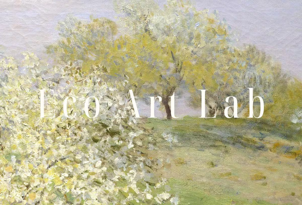 Claude Monet Famous Spring Landscape Painting Fine Art. Instant Download Vintage Art. Blooming Trees Vintage Landscape Printable Wall Art. – Printable Wall Art