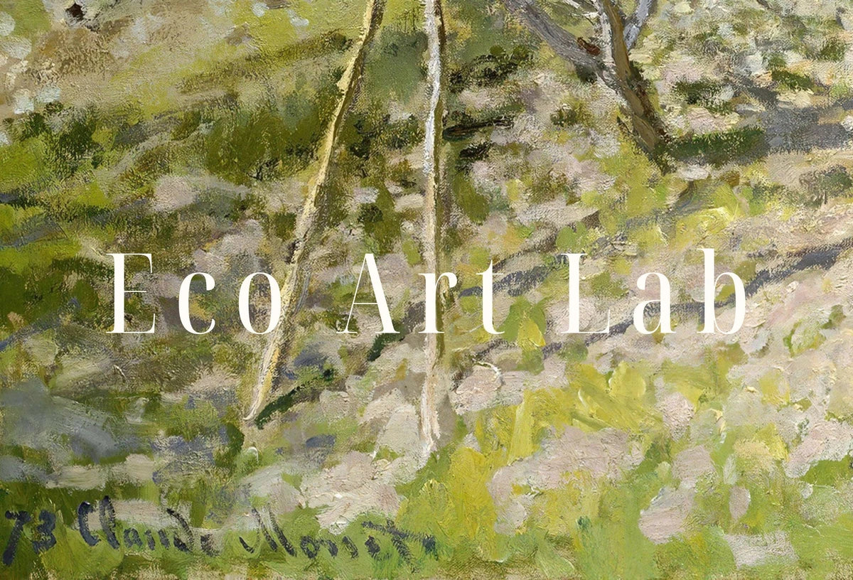 Second included artwork preview from Claude Monet Famous Spring Landscape Painting Fine Art. Instant Download Vintage Art. Blooming Trees Vintage Landscape Printable Wall Art. featuring various scenes.