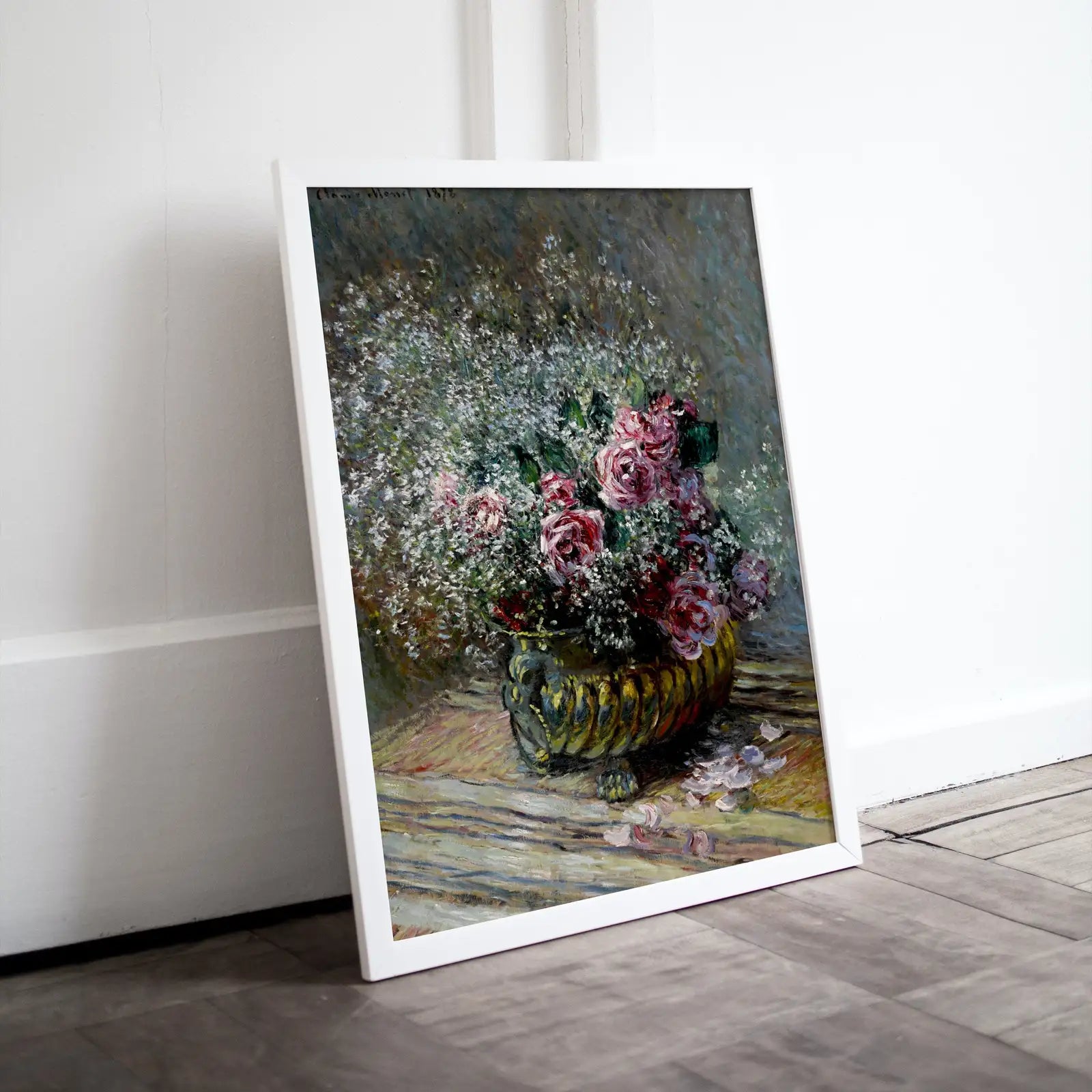 Included artwork preview showing first selection of artworks from Claude Monet Famous Still Life Flowers Painting. Instant Download Vintage Decor. Monet Botanical Print. Printable Art. Spring Vintage Decor.