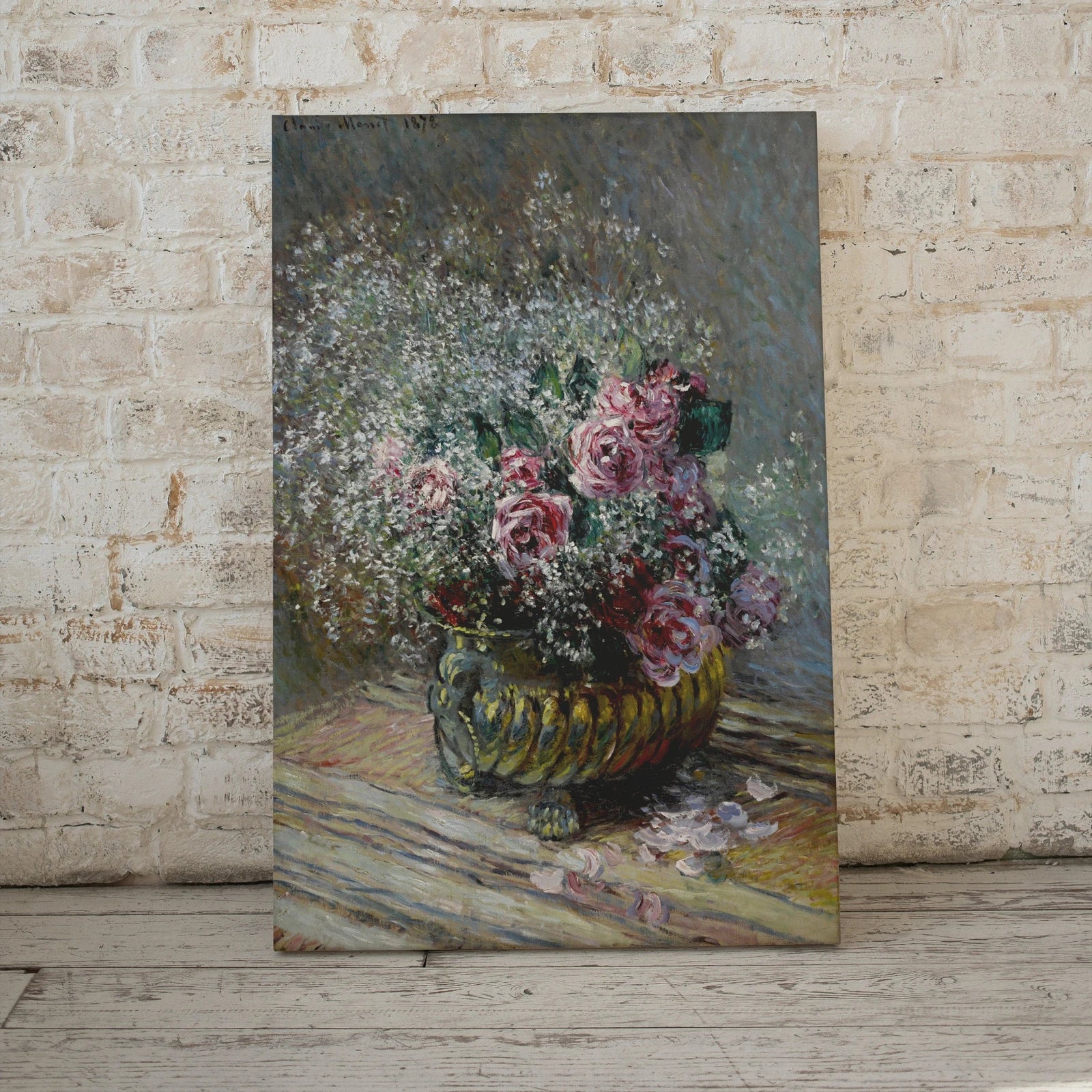 Second included artwork preview from Claude Monet Famous Still Life Flowers Painting. Instant Download Vintage Decor. Monet Botanical Print. Printable Art. Spring Vintage Decor featuring various scenes.