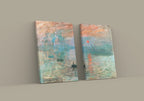 Claude Monet Famous Sunrise Painting. Set of 2 Prints. Instant Download Vintage Painting. 2 Piece Wall Art. Printable Fine Art Prints. – Printable Wall Art Set (Digital Download)