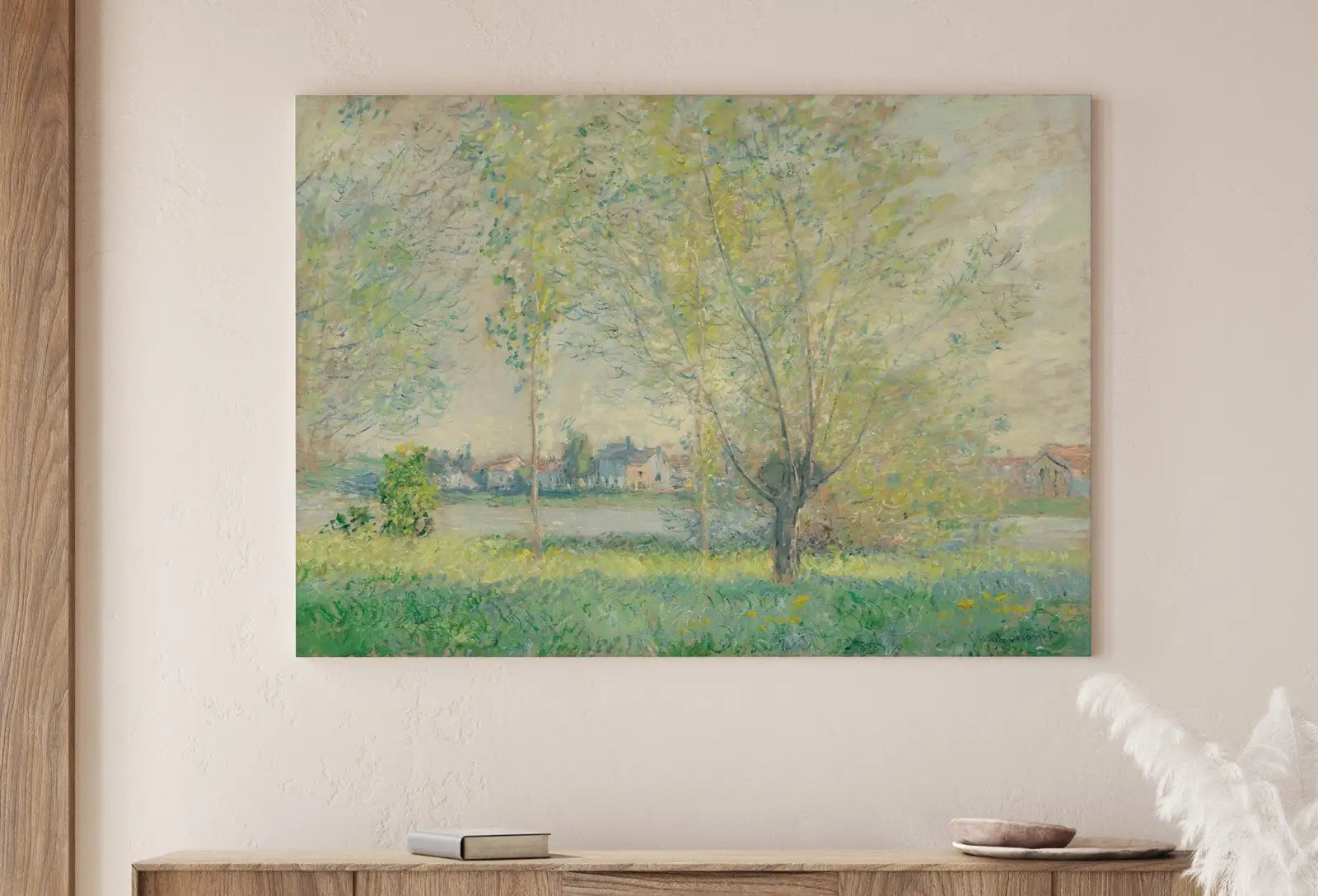 Second included artwork preview from Claude Monet Famous Willows Landscape Painting Fine Art. Instant Download Vintage Art. Vintage Landscape Printable Wall Art. Spring Decor featuring various scenes.