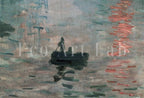 Included artwork preview showing first selection of artworks from Claude Monet Impression, Sunrise.