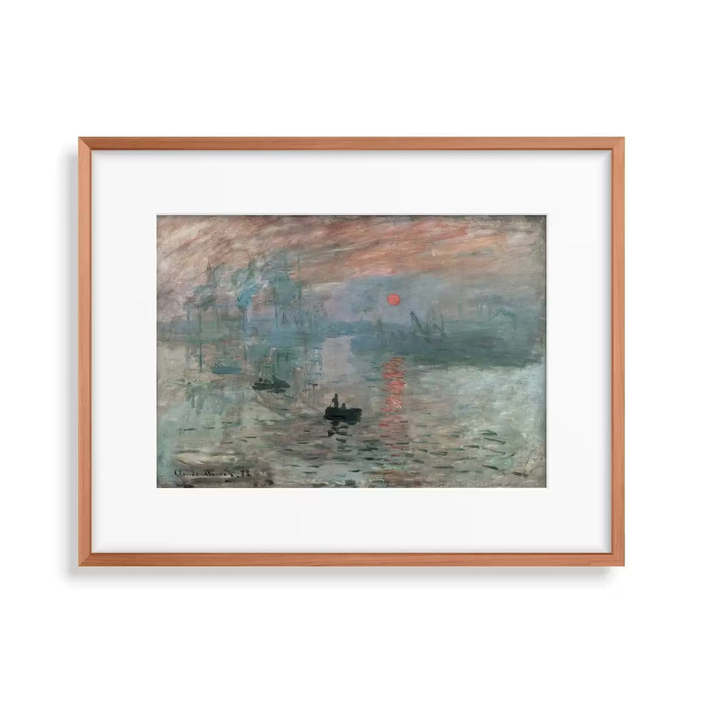 Claude Monet Impression, Sunrise | Famous Printable Painting | Instant Download Vintage Landscape | Fine Art Print – Printable Wall Art