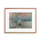 Detail view of artwork from Claude Monet Impression, Sunrise. (variation 1)