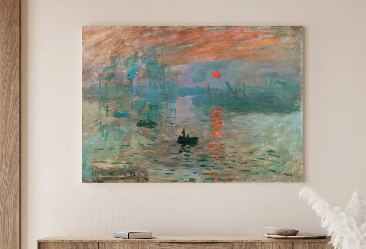 Claude Monet Impression, Sunrise Painting Famous Monet Art. Instant Download Vintage Decor. Monet Landscape Printable Wall Art Vintage Decor – Printable Wall Art