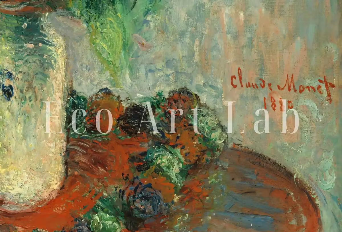 Claude Monet Jerusalem Artichoke Flowers Still Life Painting. Instant Download Vintage Decor. Monet Botanical Vintage Print. Printable Art – Printable Wall Art