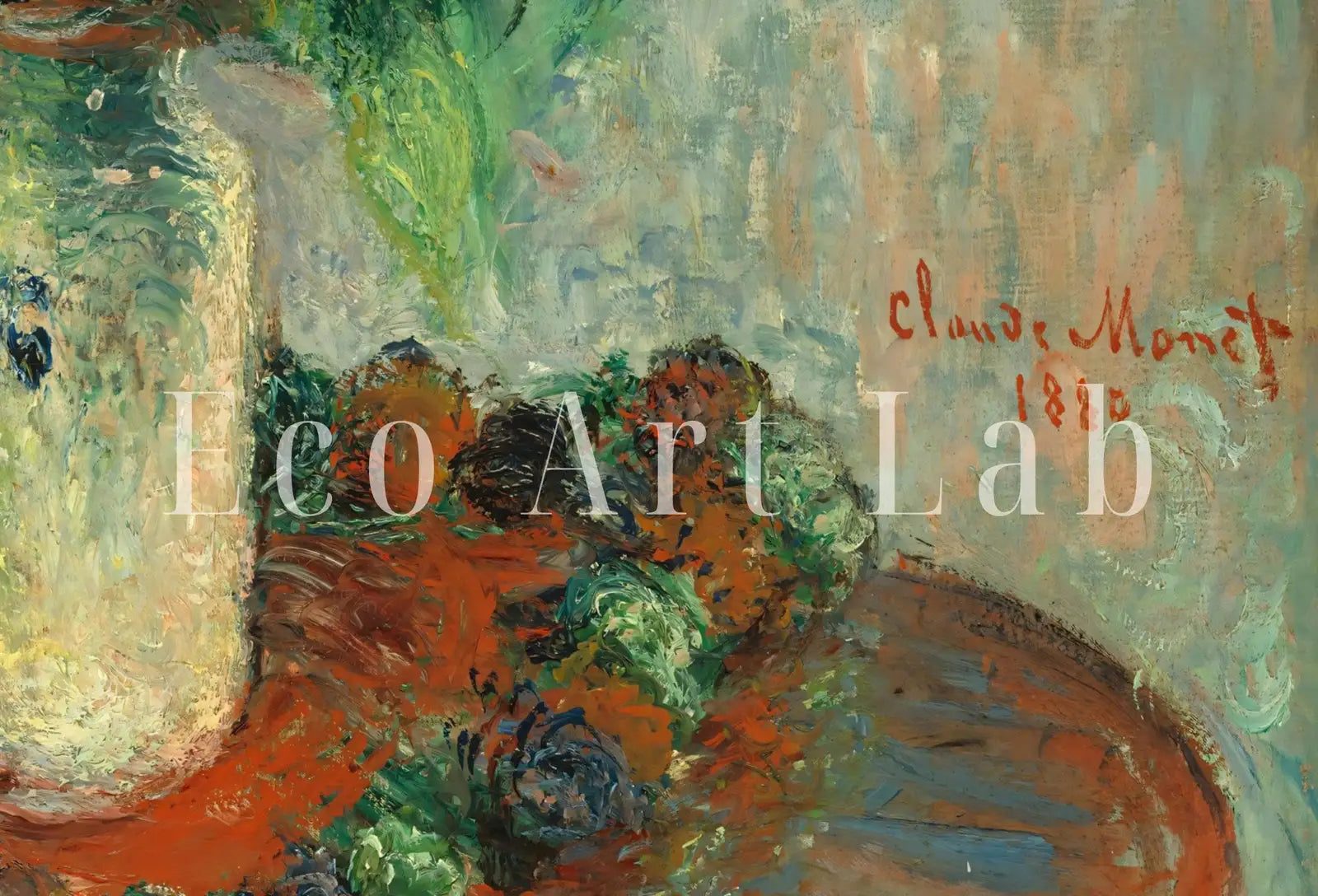 Included artwork preview showing first selection of artworks from Claude Monet Jerusalem Artichoke Flowers Still Life Painting. Instant Download Vintage Decor. Monet Botanical Vintage Print. Printable Art.