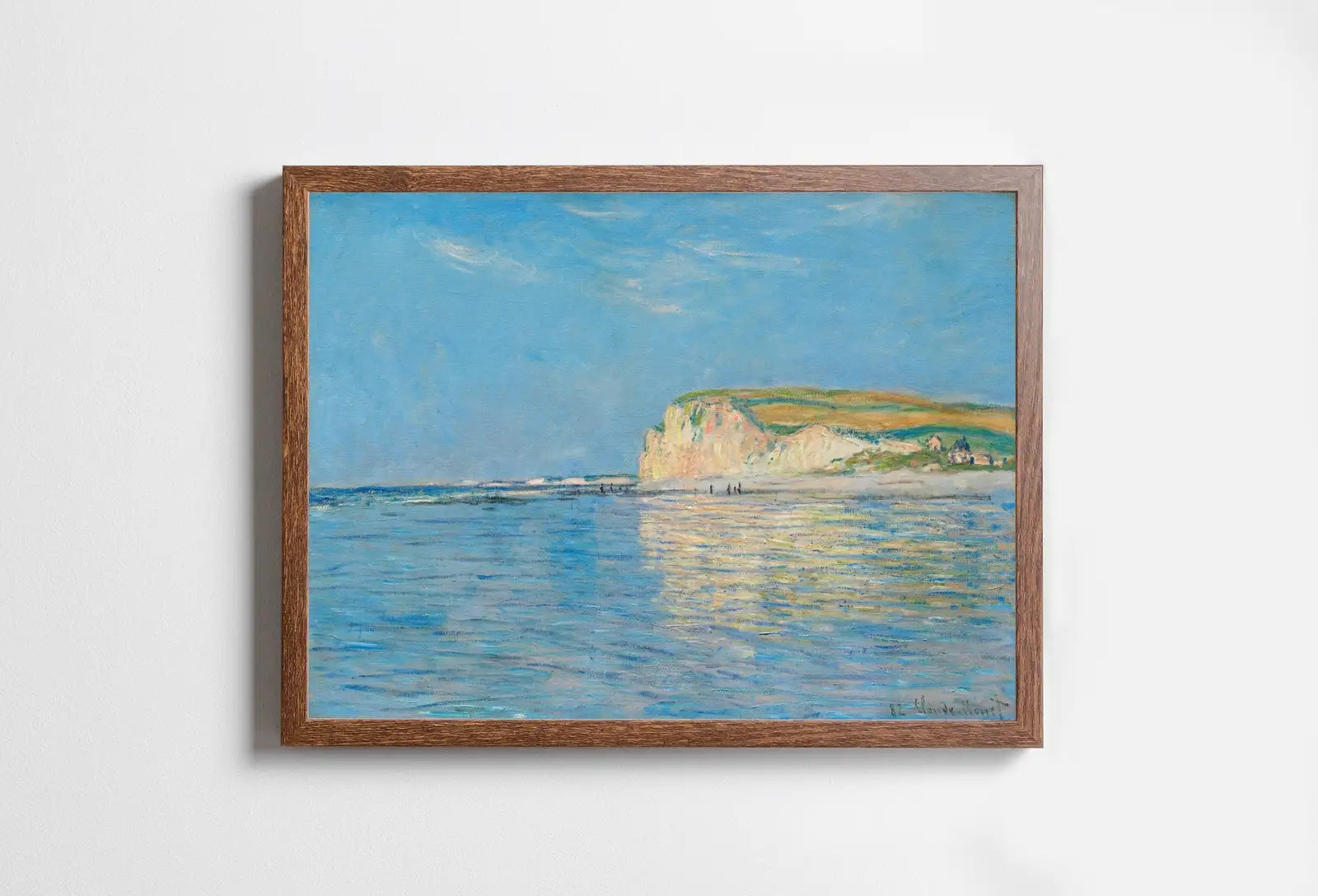 Included artwork preview showing first selection of artworks from Claude Monet Low Tide at Pourville Painting Famous Monet Art. Instant Download Vintage Decor. Monet Landscape Vintage Printable Wall Art.